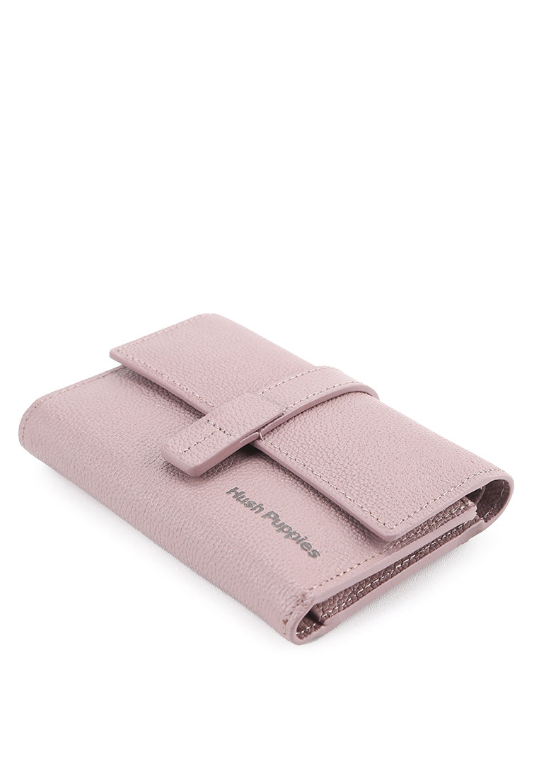 Hush Puppies Aksesoris Unisex Short Wallet Amelia Tri Fold Wlt Rfid In Nude Pink
