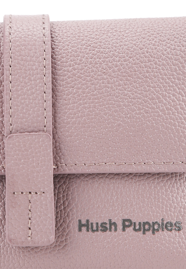 Hush Puppies Aksesoris Unisex Short Wallet Amelia Tri Fold Wlt Rfid In Nude Pink