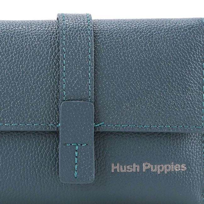 Hush Puppies Aksesoris Unisex Short Wallet Amelia Tri Fold Wlt Rfid In Turquoise