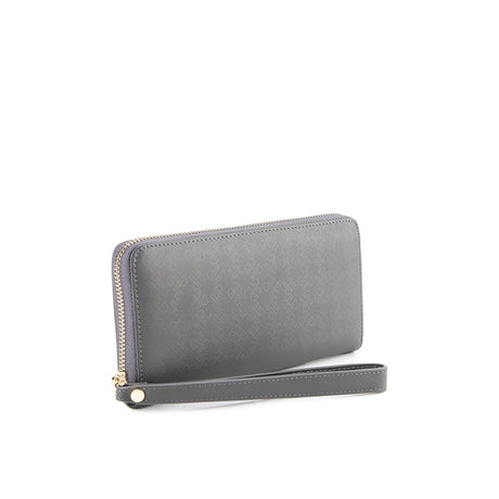 Hush Puppies Aksesoris Unisex Long Wallet Bonnie Long Zip Wlt In Dark Grey