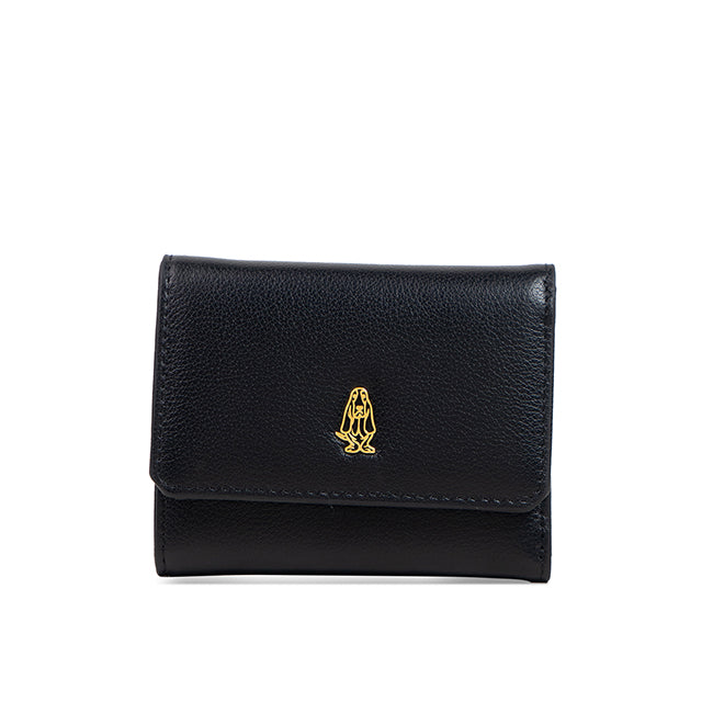 Hush Puppies Unisex Wallet Christopher Tri Fold Wlt In Black