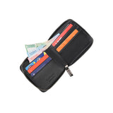 Hush Puppies Men Cannon Zip Wlt In Black