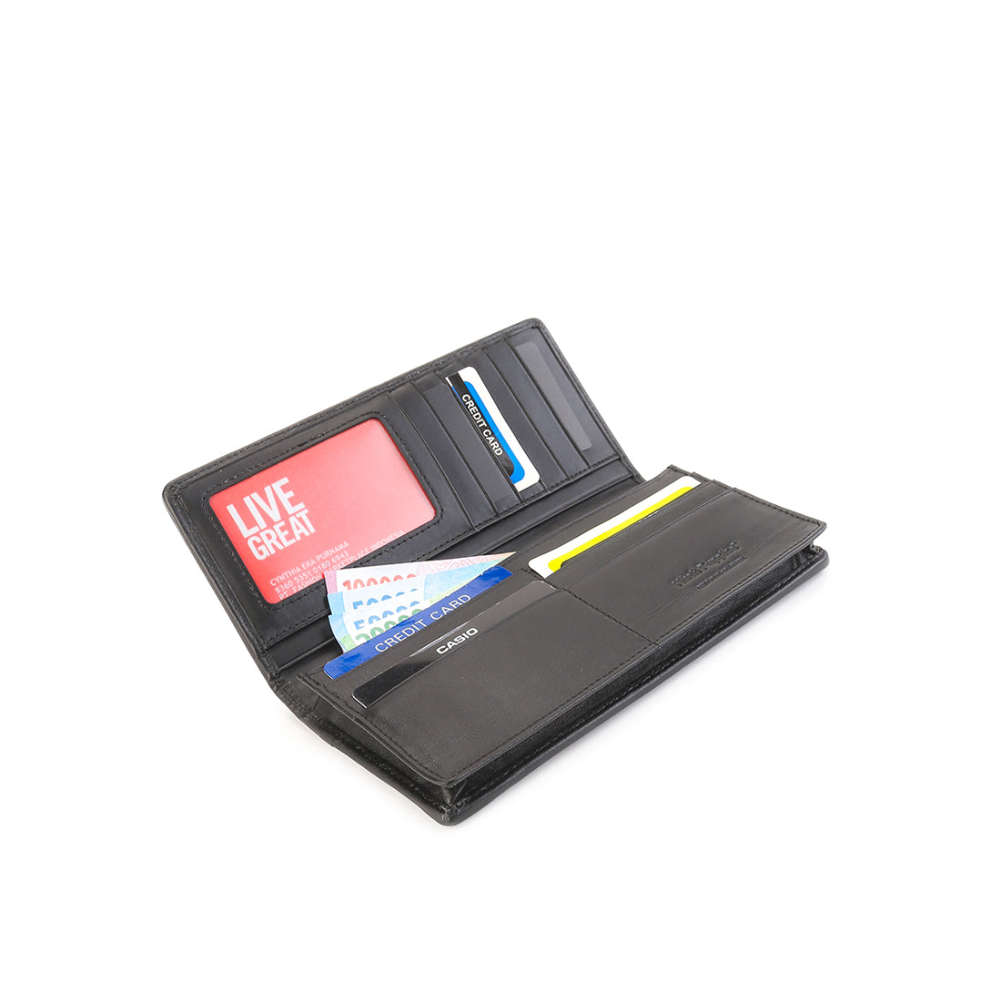 Hush Puppies Aksesoris Pria Long Wallet Sean Long Wlt In Black