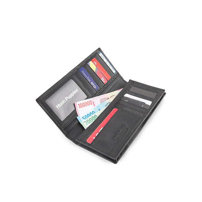 Hush Puppies Men Stewart Long Wlt In Black