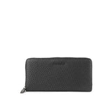 Hush Puppies Unisex Cannon Long Zip Wlt In Black