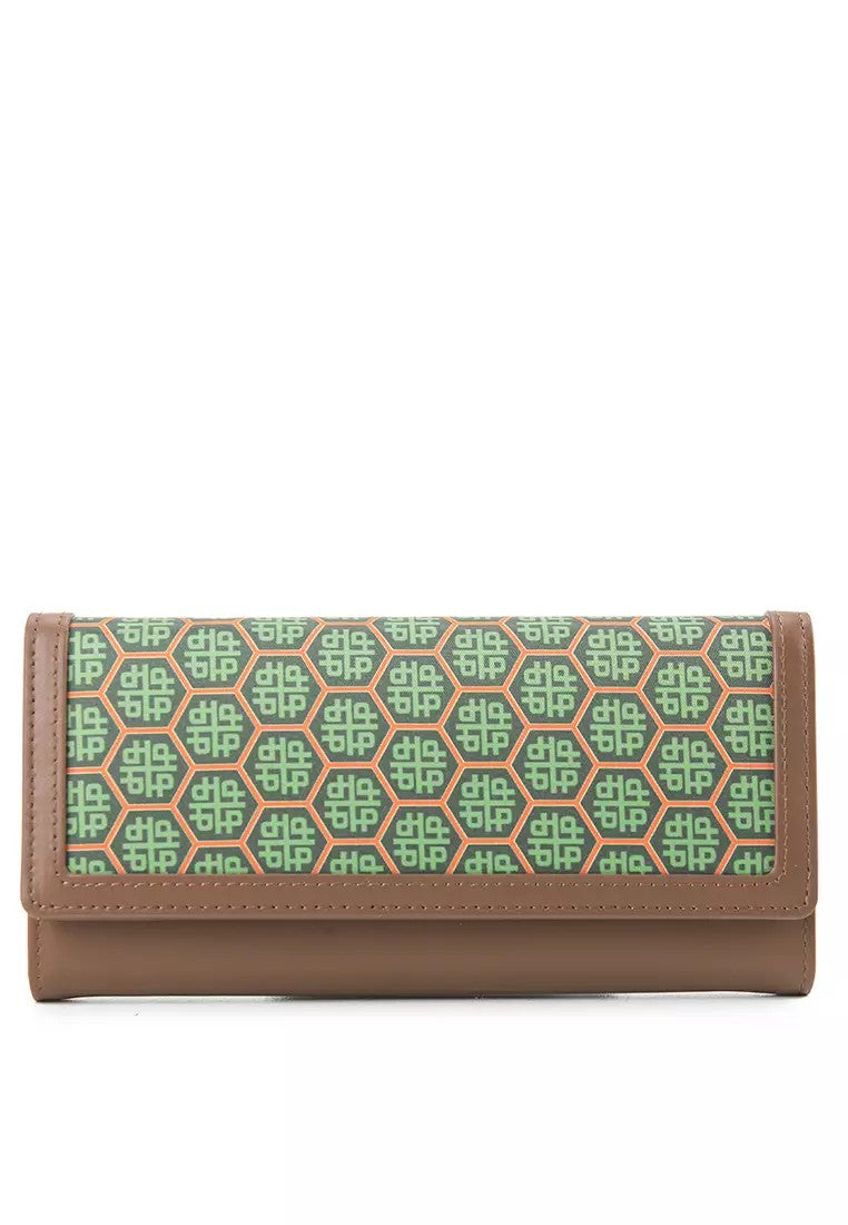 Art Deco Ii Long Wlt In Brown