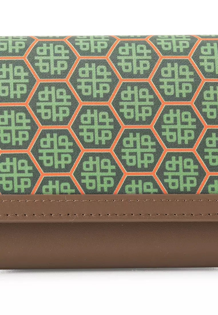 Art Deco Ii Long Wlt In Brown