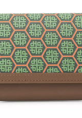 Art Deco Ii Long Wlt In Brown