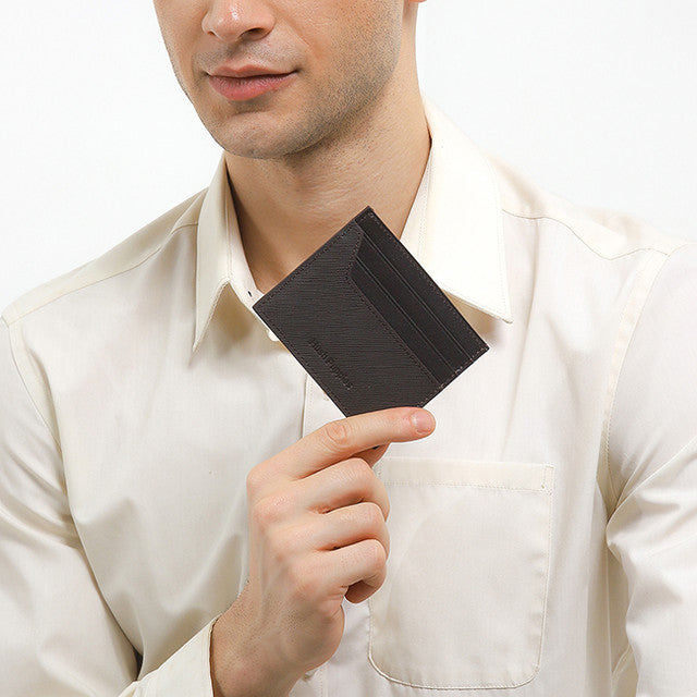 Hush Puppies Aksesoris Pria Card Holder Jack Card H In Dark Brown