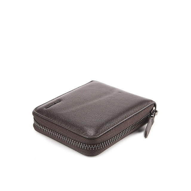 Hush Puppies Aksesoris Pria Wallet Nazer Zip Wlt In Dark Brown