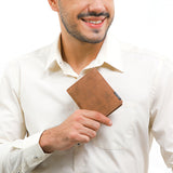 Hush Puppies Aksesoris Pria Wallet Rocky Bi-Fold Wlt In Brown