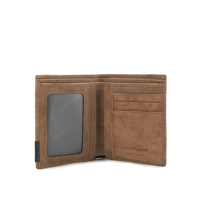 Hush Puppies Aksesoris Pria Wallet Rocky Bi-Fold Wlt In Brown