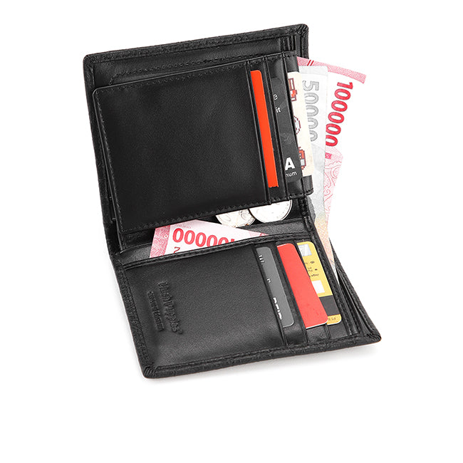 Hush Puppies Aksesoris Pria Wallet Rolando Bi-Fold Wlt F In Black