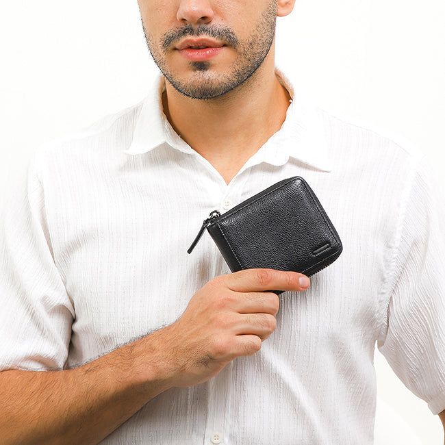 Hush Puppies Aksesoris Pria Wallet Reagan Zip Wlt F In Black
