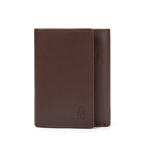 Hush Puppies Aksesoris Pria Wallet Ozzy Tri-Fold Wlt In Chocolate