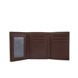 Hush Puppies Aksesoris Pria Wallet Ozzy Tri-Fold Wlt In Chocolate