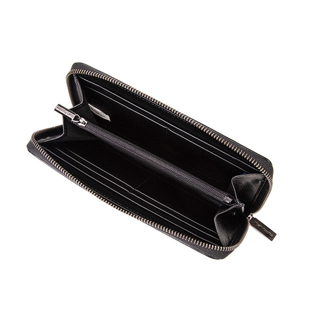 Hush Puppies Aksesoris Pria Long Wallet Raiden Long Zip Wlt In Black