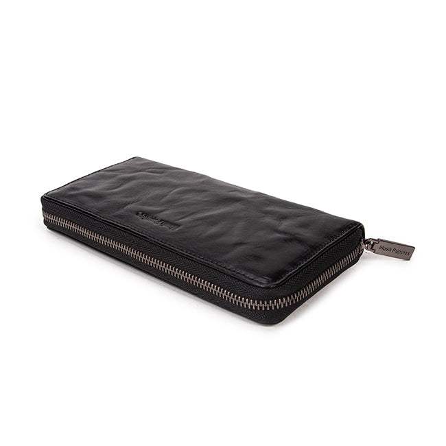 Hush Puppies Aksesoris Pria Long Wallet Raiden Long Zip Wlt In Black