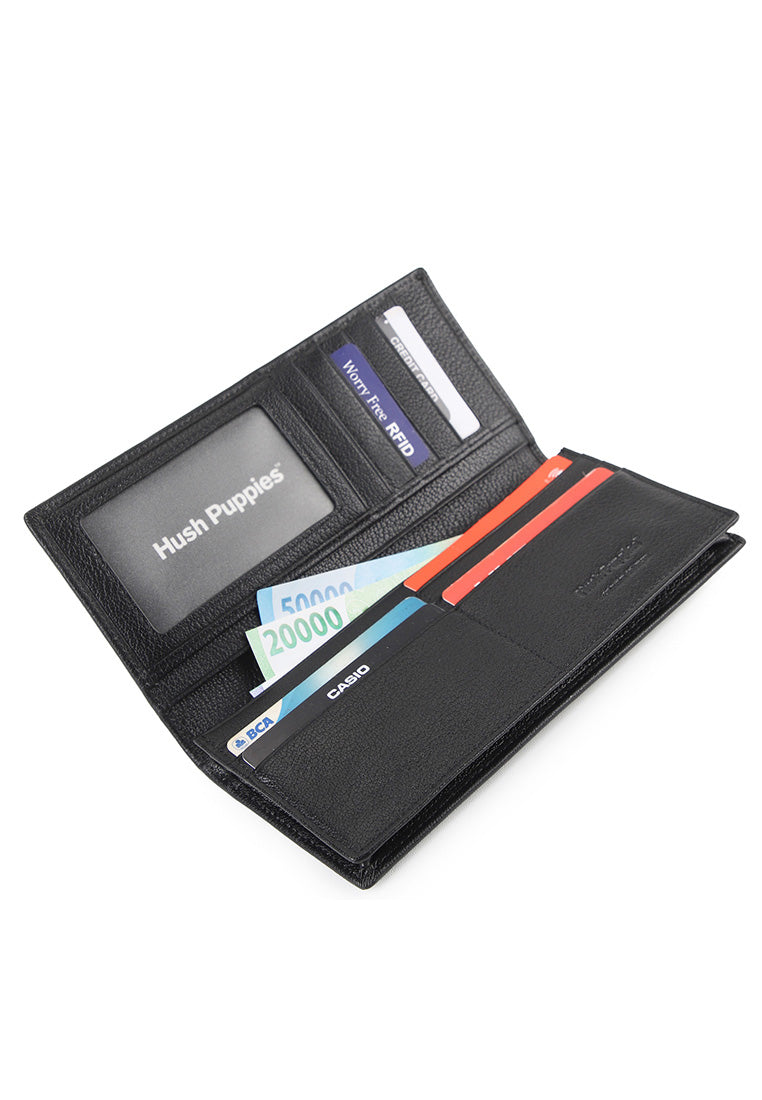 Hush Puppies Men Wallet Stanfield Long Wlt In Black
