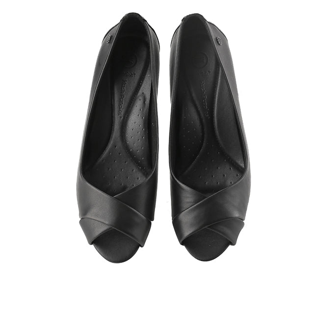 Hush Puppies Sepatu Wanita Wedges Monza Payton In Black