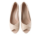 Hush Puppies Sepatu Wanita Wedges Monza Payton In Nude