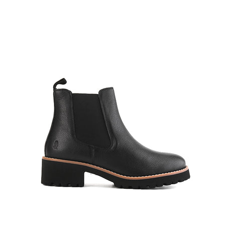Hush Puppies Sepatu Wanita Others Amelia Chelsea In Bold Black Leather