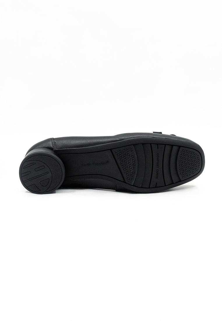 Hush Puppies Sepatu Wanita Flats Kendall Bowie In Black