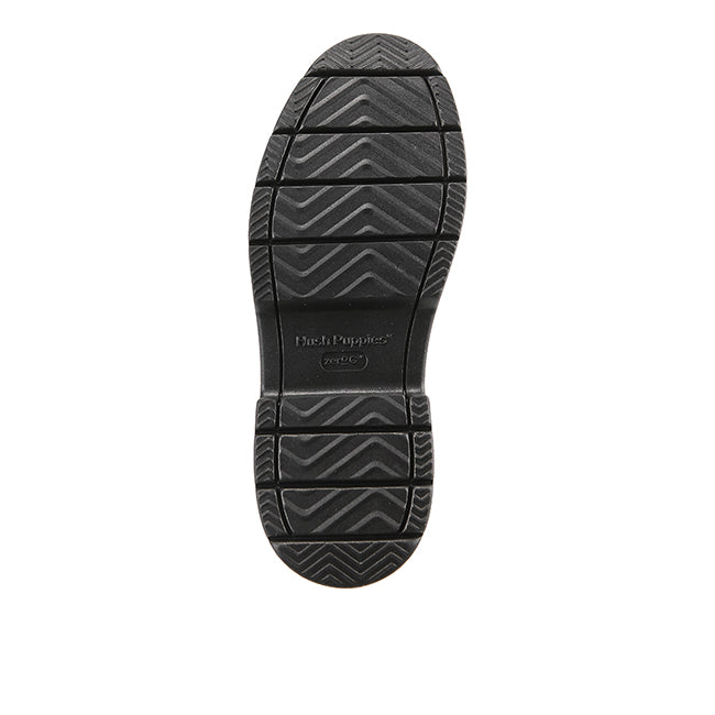 Hush Puppies Sepatu Wanita Jodie Chelsea In Bold Black Leather