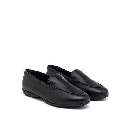 Hush Puppies Women Shoes Alice Loafer In Bold Black Leather