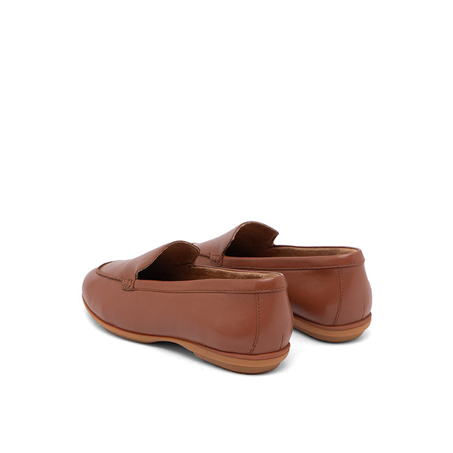 Hush Puppies Women Shoes Alice Loafer In Cognac Leather