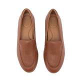 Hush Puppies Women Shoes Alice Loafer In Cognac Leather