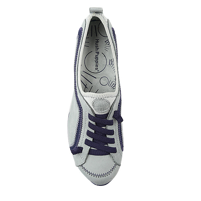 Hush Puppies Sepatu Lace Up Wanita Ladies Casual - Qualify In Light Blue
