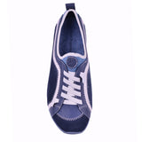 Hush Puppies Sepatu Lace Up Wanita Ladies Casual - Qualify In Navy Leather
