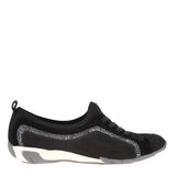 Hush Puppies Sepatu Lace Up Wanita Ladies Casual - Qualify In Black Nubuck