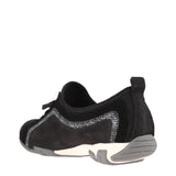Hush Puppies Sepatu Lace Up Wanita Ladies Casual - Qualify In Black Nubuck