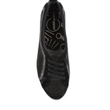 Hush Puppies Sepatu Lace Up Wanita Ladies Casual - Qualify In Black Nubuck