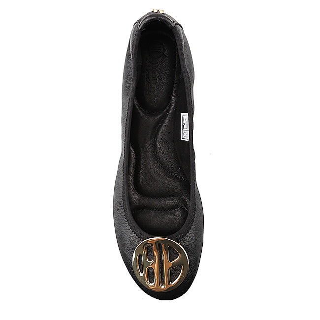 Hush Puppies Sepatu Almond Toe Wanita Samantha Ii In Black