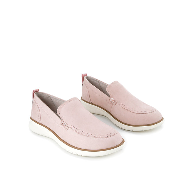 Hush Puppies Sepatu Loafer Wanita Advance Loafer In Dusty Pink Nubuck