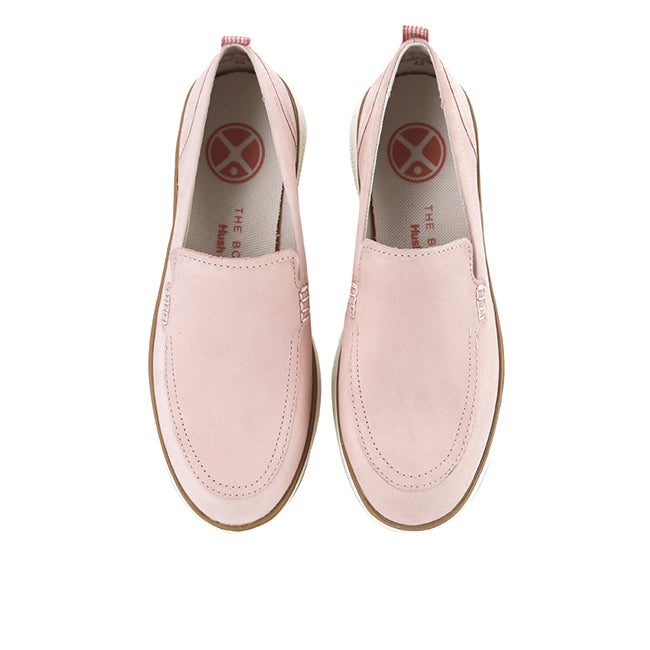 Hush Puppies Sepatu Loafer Wanita Advance Loafer In Dusty Pink Nubuck