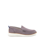 Hush Puppies Sepatu Loafer Wanita Advance Loafer In Smoke Grey Nubuck