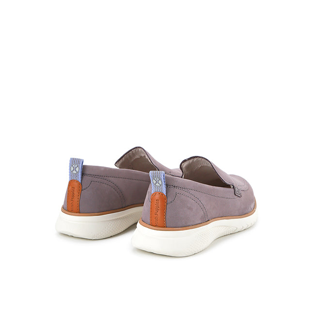 Hush Puppies Sepatu Loafer Wanita Advance Loafer In Smoke Grey Nubuck