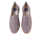 Hush Puppies Sepatu Loafer Wanita Advance Loafer In Smoke Grey Nubuck