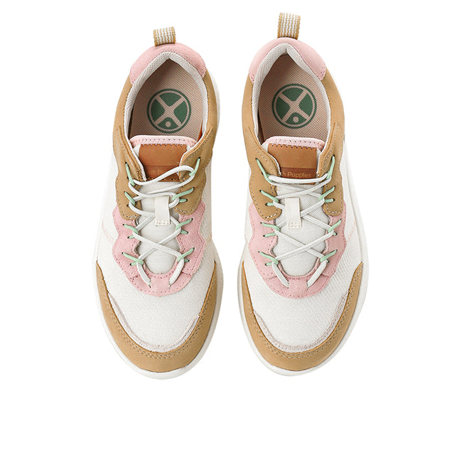Elevate Bungee Lace In Beige Multi Nubuck
