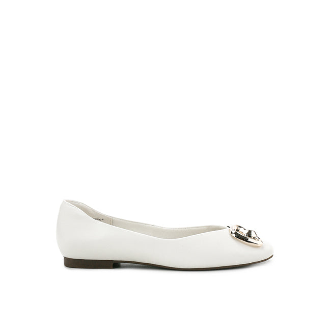 Hush Puppies Sepatu Wanita Flats Halsey In Off White