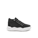 Hush Puppies Sepatu Wanita Sneakers Rush Hi Top Sneaker In Bold Black Leather