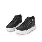 Hush Puppies Sepatu Wanita Sneakers Rush Hi Top Sneaker In Bold Black Leather