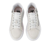 Hush Puppies Sepatu Wanita Sneakers Rush Hi Top Sneaker In White Leather