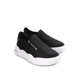 Hush Puppies Sepatu Wanita Sneakers Rush Slipon In Bold Black Leather