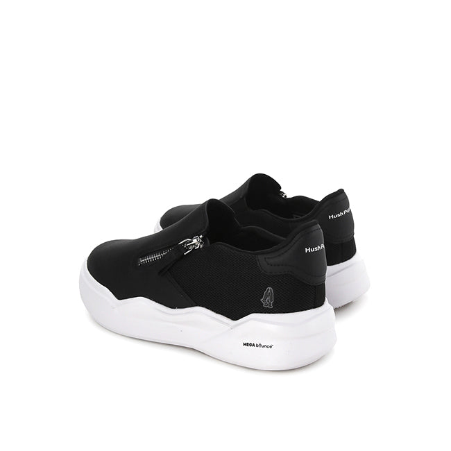 Hush Puppies Sepatu Wanita Sneakers Rush Slipon In Bold Black Leather