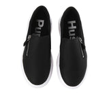 Hush Puppies Sepatu Wanita Sneakers Rush Slipon In Bold Black Leather
